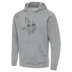 Minnesota Vikings Antigua Victory Hoodie Heather Gray | NFL