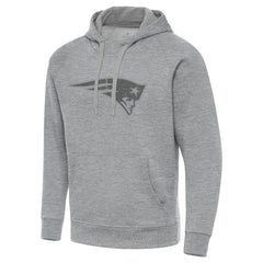 New England Patriots Antigua Victory Hoodie Heather Gray | NFL