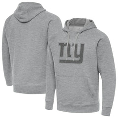 New York Giants Antigua Victory Hoodie Heather Gray | NFL