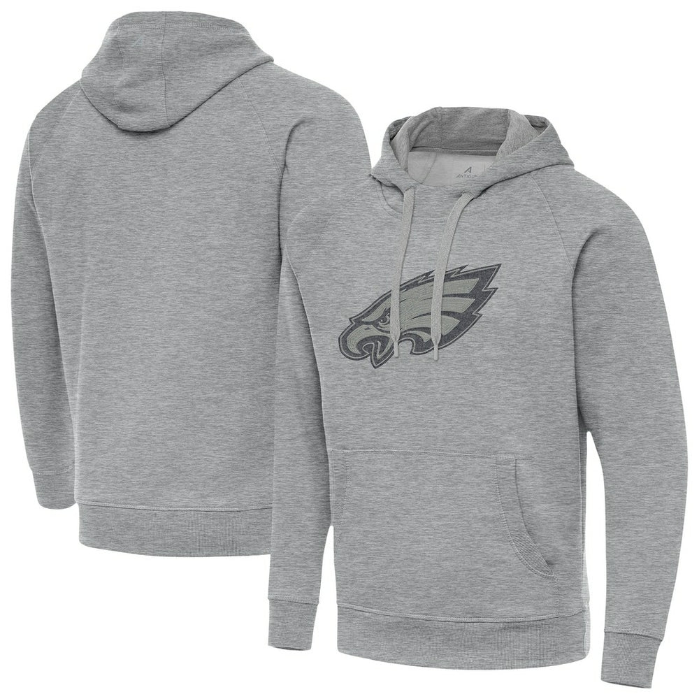 Philadelphia Eagles Antigua Victory Hoodie Heather Gray | NFL