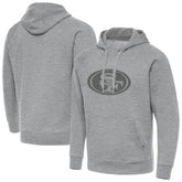 San Francisco 49ers Antigua Victory Hoodie Heather Gray | NFL