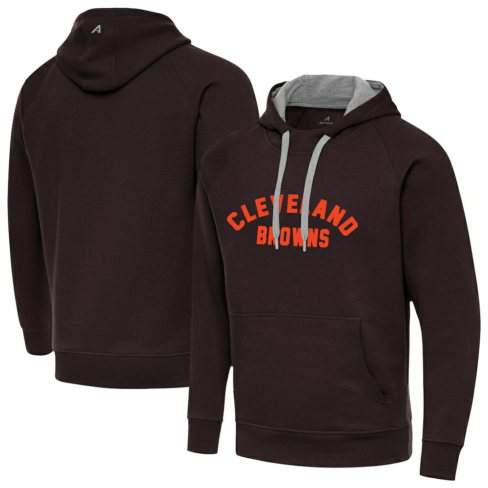 Cleveland Browns Antigua Victory Hoodie Brown | NFL
