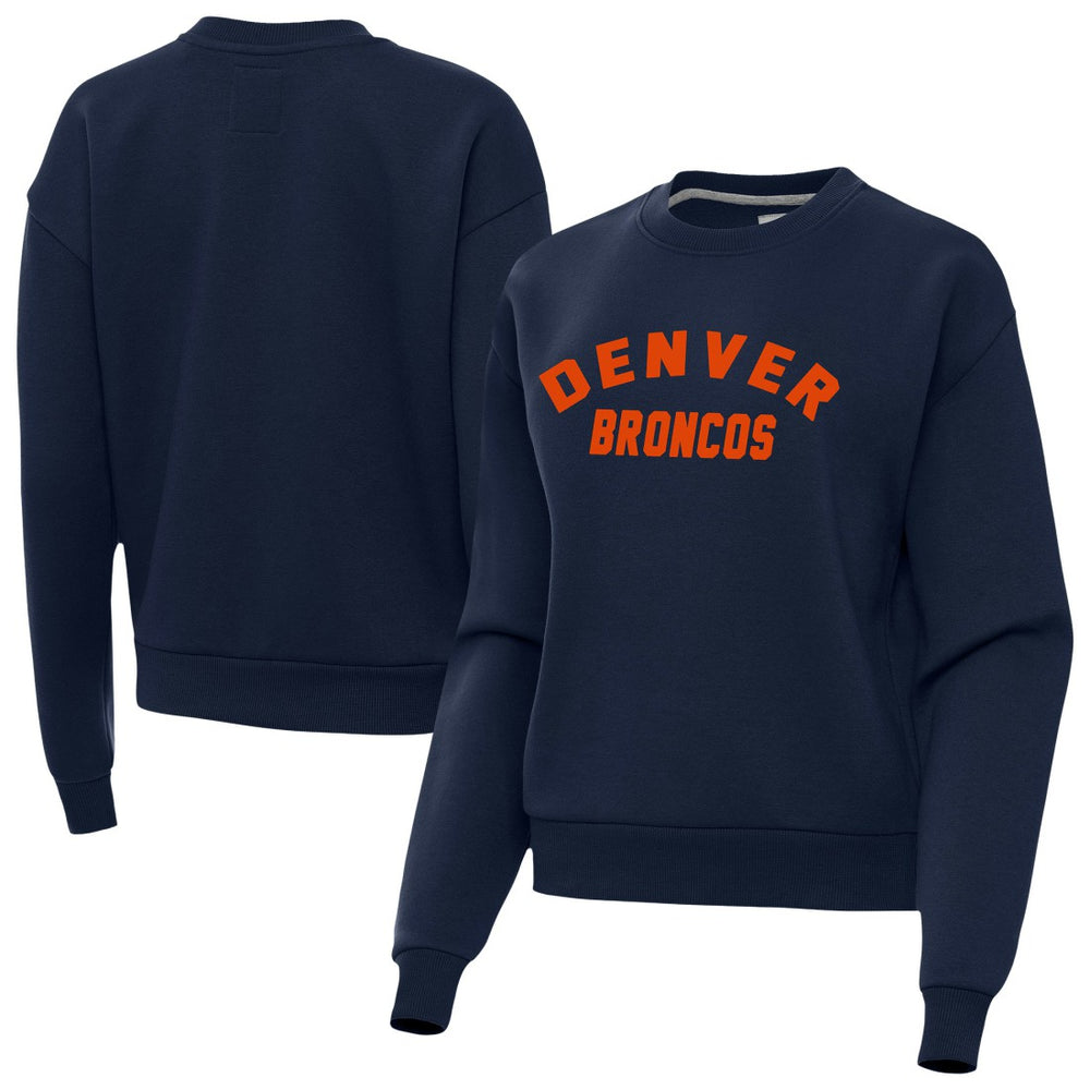 Denver Broncos Antigua Women's Victory Sweatshirt Navy | NFL