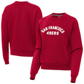 San Francisco 49ers Antigua Women's Victory Sweatshirt Scarlet | NFL