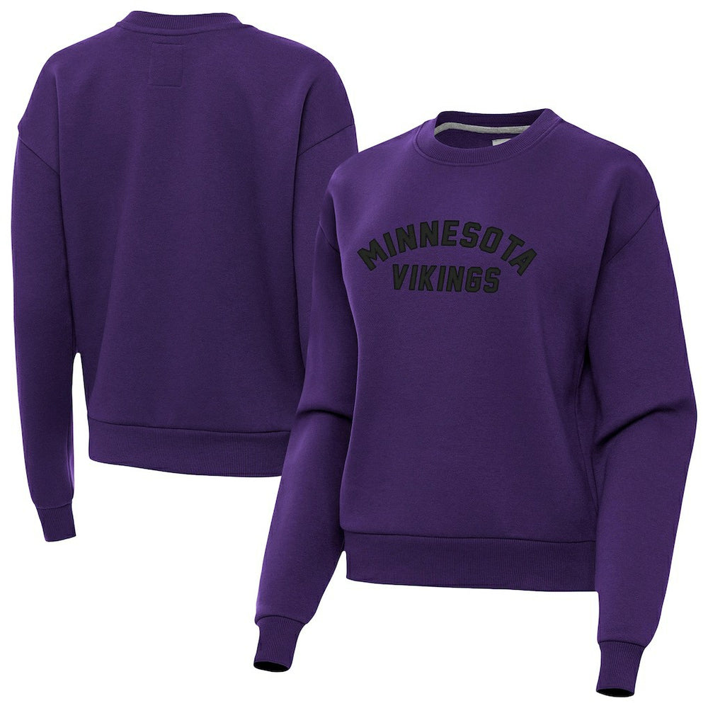 Minnesota Vikings Antigua Women's Victory Sweatshirt Purple | NFL