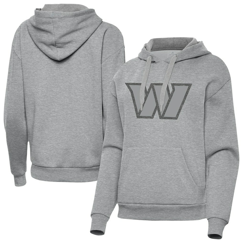 Washington Commanders Antigua Women's Victory Hoodie Heather Gray | NFL