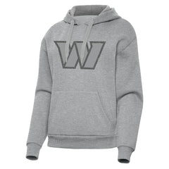 Washington Commanders Antigua Women's Victory Hoodie Heather Gray | NFL