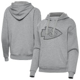 Kansas City Chiefs Antigua Women's Victory Hoodie Heather Gray | NFL