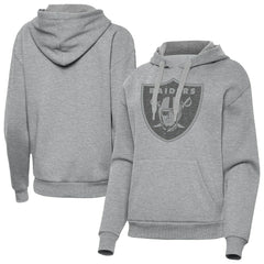 Las Vegas Raiders Antigua Women's Victory Hoodie Heather Gray | NFL