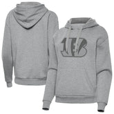 Cincinnati Bengals Antigua Women's Victory Hoodie Heather Gray | NFL