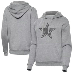 Dallas Cowboys Antigua Women's Victory Hoodie Heather Gray | NFL
