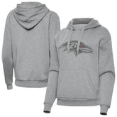 Baltimore Ravens Antigua Women's Victory Hoodie Heather Gray | NFL