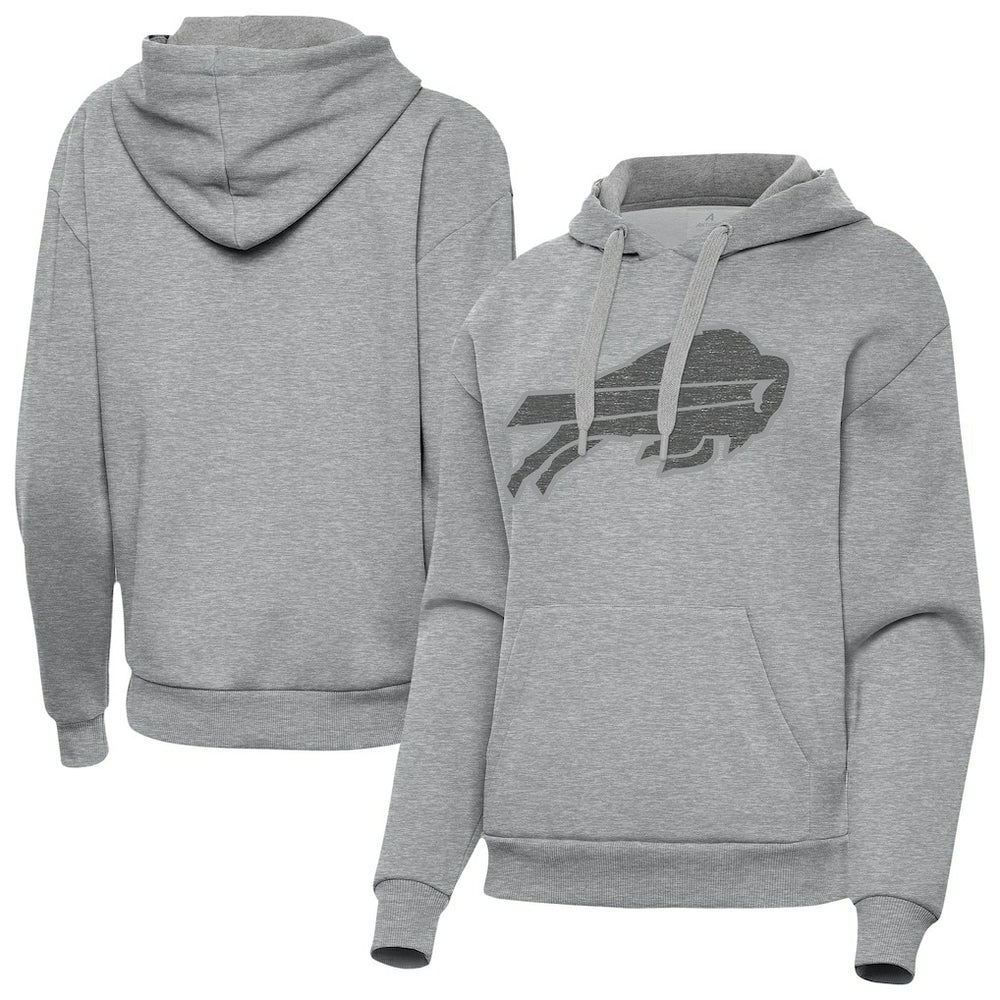 Buffalo Bills Antigua Women's Victory Hoodie Heather Gray | NFL