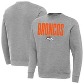 Denver Broncos Antigua Victory Sweatshirt Heather Gray | NFL