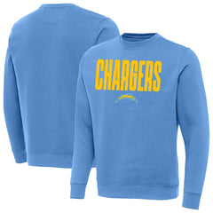Los Angeles Chargers Antigua Victory Sweatshirt Powder Blue | NFL