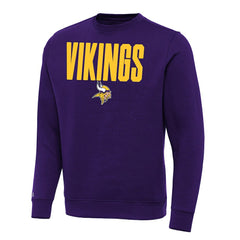 Minnesota Vikings Antigua Victory Sweatshirt Purple | NFL