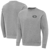 San Francisco 49ers Antigua Victory Sweatshirt Heather Gray | NFL