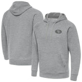 San Francisco 49ers Antigua Victory Hoodie Heather Gray | NFL