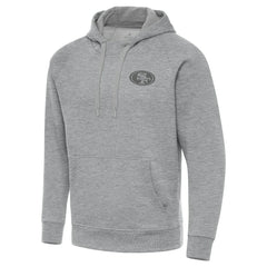 San Francisco 49ers Antigua Victory Hoodie Heather Gray | NFL