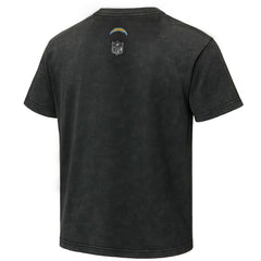 Los Angeles Chargers EQUIHUA Retro T-Shirt Black | NFL