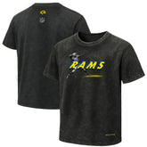 Los Angeles Rams EQUIHUA Retro T-Shirt Black | NFL