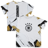 Germany National Team Vive La Fete Youth Paint Brush T-Shirt White - FIFA World CUP