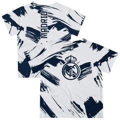 Real Madrid Vive La Fete Youth Paint Brush T-Shirt White - FIFA World CUP