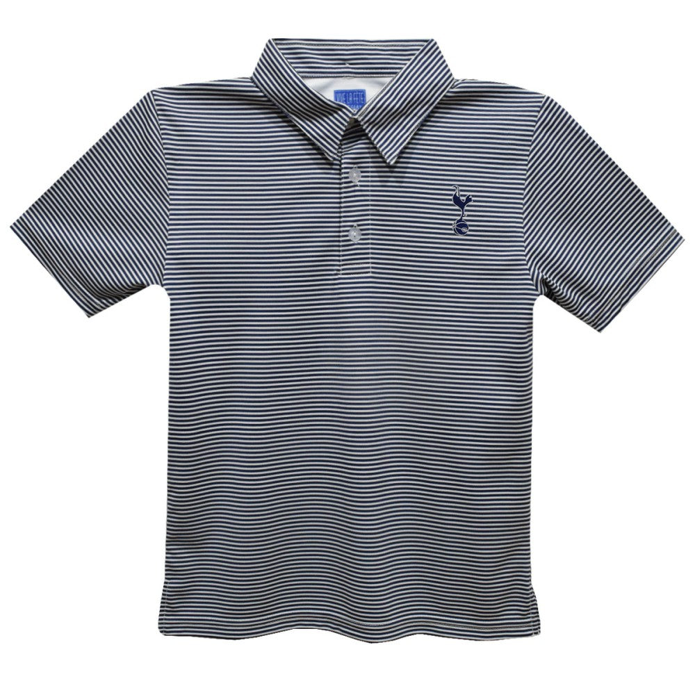 Tottenham Hotspur Vive La Fete Youth Pencil Stripe Polo Navy - FIFA World CUP