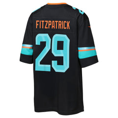 Minkah Fitzpatrick Miami Dolphins Youth 2025 Rivalries Collection Game Jersey Pitch Blue | Nike for Sale