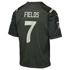 Justin Fields New York Jets Youth 2025 Rivalries Collection Game Jersey Gotham Green | Nike for Sale