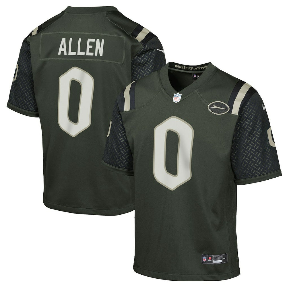 Braelon Allen New York Jets Youth 2025 Rivalries Collection Game Jersey Gotham Green | Nike for Sale