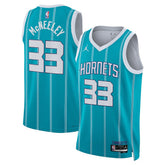 Liam McNeeley Charlotte Hornets Jordan Brand Unisex Swingman Jersey Teal Icon Edition - NBA