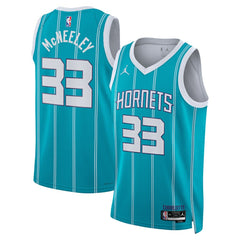 Liam McNeeley Charlotte Hornets Jordan Brand Unisex Swingman Jersey Teal Icon Edition - NBA
