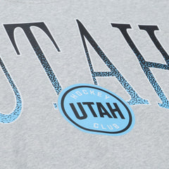 Utah Mammoth Mitchell & Ness Women's Hockey Night Sweatshirt - Heather Gray - NHL