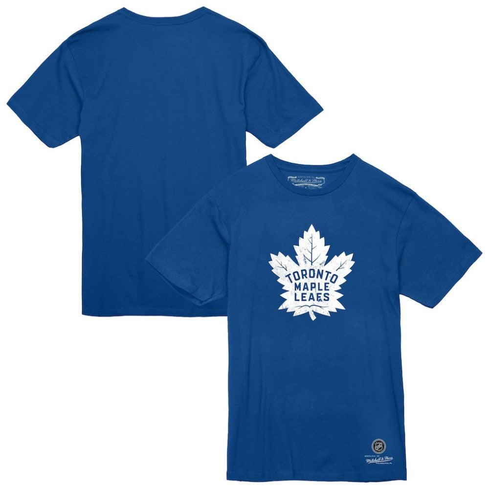 Toronto Maple Leafs Mitchell & Ness Heritage T-Shirt - Blue - NHL
