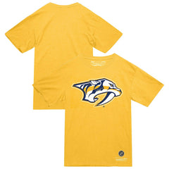 Nashville Predators Mitchell & Ness Heritage T-Shirt - Gold - NHL