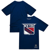 New York Rangers Mitchell & Ness Heritage T-Shirt - Navy - NHL