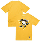 Pittsburgh Penguins Mitchell & Ness Heritage T-Shirt - Gold - NHL