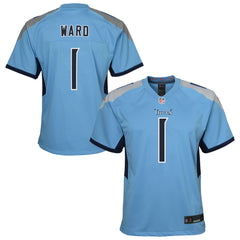 Cameron Ward Tennessee Titans Youth Team Game Jersey Light Blue | Nike for Sale