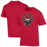 Detroit Red Wings Champion Helmet T-Shirt - Red - NHL