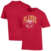 Calgary Flames Champion Helmet T-Shirt - Red - NHL