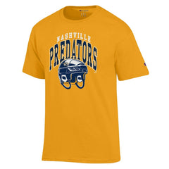Nashville Predators Champion Helmet T-Shirt - Gold - NHL