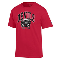 New Jersey Devils Champion Helmet T-Shirt - Red - NHL