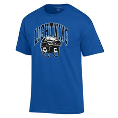Tampa Bay Lightning Champion Helmet T-Shirt - Royal - NHL