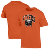 Philadelphia Flyers Champion Helmet T-Shirt - Orange - NHL