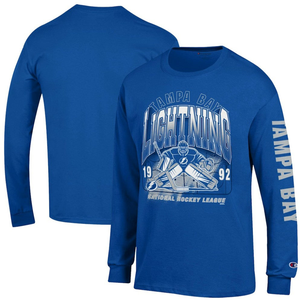 Tampa Bay Lightning Champion Long Sleeve Jersey T-Shirt - Royal - NHL