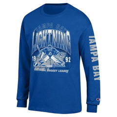 Tampa Bay Lightning Champion Long Sleeve Jersey T-Shirt - Royal - NHL