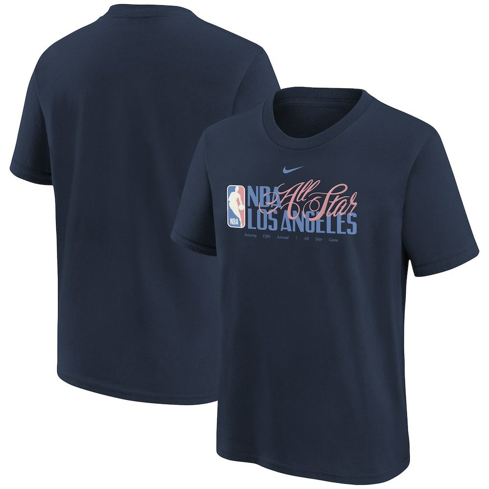 Youth 2026 NBA All-Star Game Wordmark Max90 T-Shirt Navy - NBA