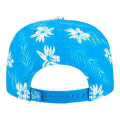 Detroit Lions New Era Palm Print A-Frame 9FIFTY Snapback Hat Blue | NFL
