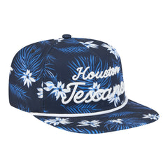 Houston Texans New Era Palm Print A-Frame 9FIFTY Snapback Hat Navy | NFL